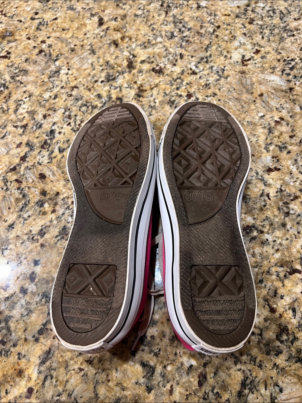 Converse Pink Low-Top Canvas Sneakers with White Trim - Picture 7 of 8